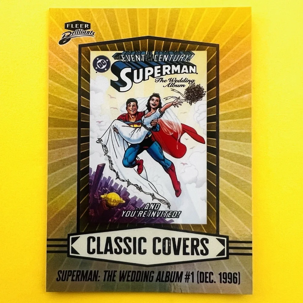 2025 Upper Deck Fleer Brilliants Superman Classic Covers The Wedding #1 CC-12
